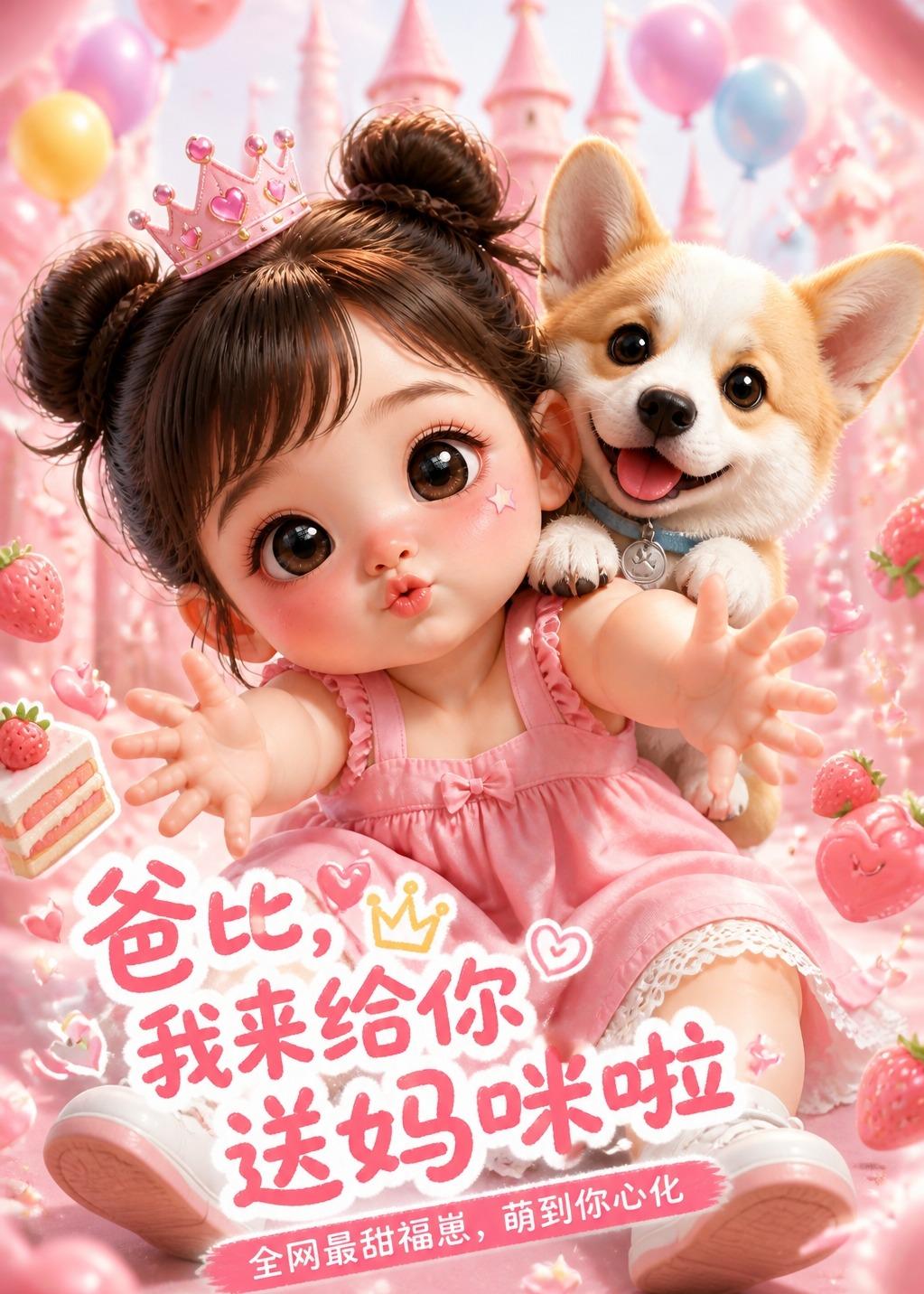 爸比，我来给你送妈咪啦